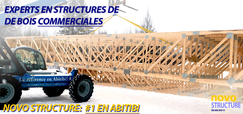 Entrepreneur en structure de bâtiment de bois à Val-d'Or & Rouyn